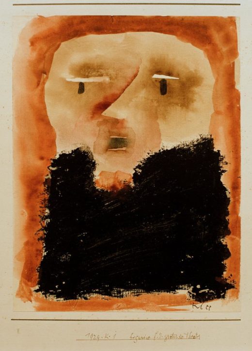 Paul Klee „Figurine für das groteske Theater“ 17 x 21 cm 1