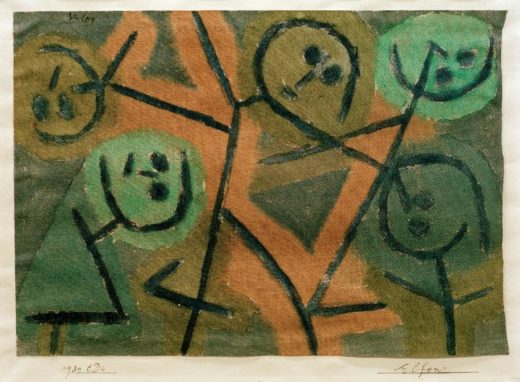 Paul Klee „Elfen“ 34 x 24 cm 1