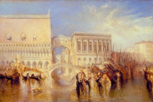 William Turner „Venedig, Seufzerbrücke“ 69 x 91 cm 1