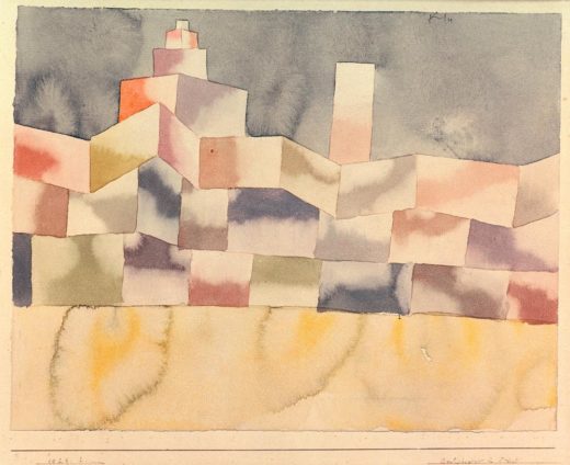 Paul Klee „Architektur im Orient“ 32 x 25 cm 1