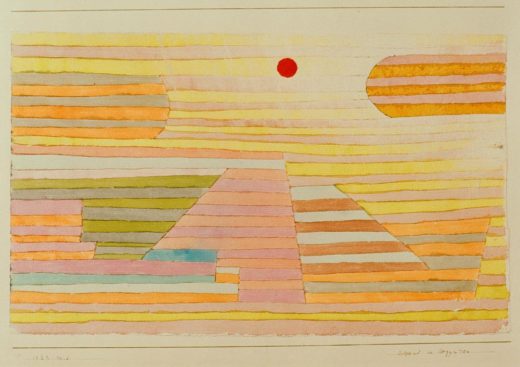 Paul Klee „Abend in Ägypten“ 35 x 24 cm 1