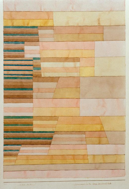 Paul Klee „Monument an der Grenze des Fruchtlandes“ 31 x 46 cm 1