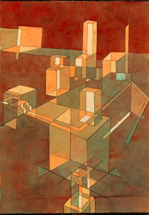 Paul Klee „Italienische Stadt“ 24 x 34 cm 1