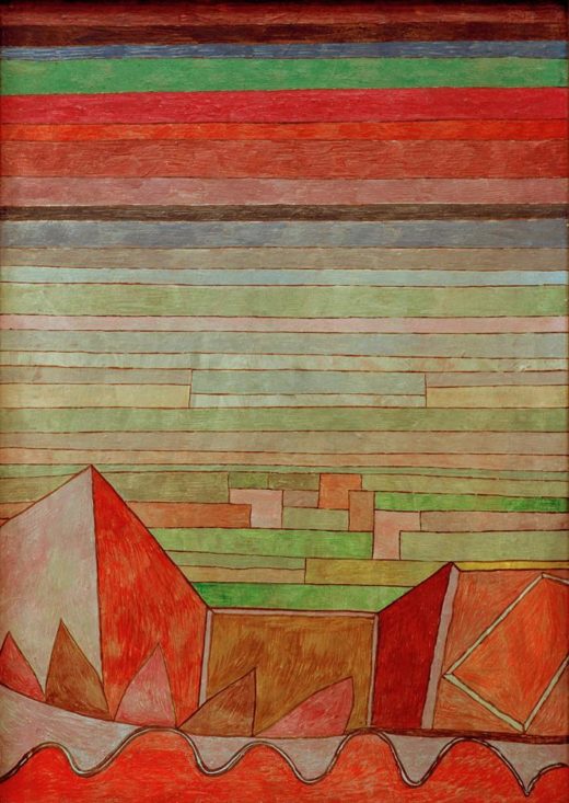Paul Klee „Blick in das Fruchtland“ 35 x 49 cm 1