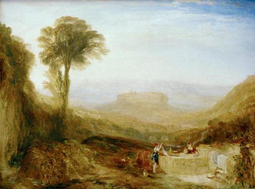 William Turner „Ansicht von Orvieto“ 91 x 123 cm 1