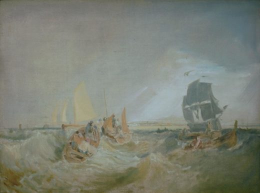 William Turner „Schiffahrt Themsemündung“ 86 x 117 cm 1