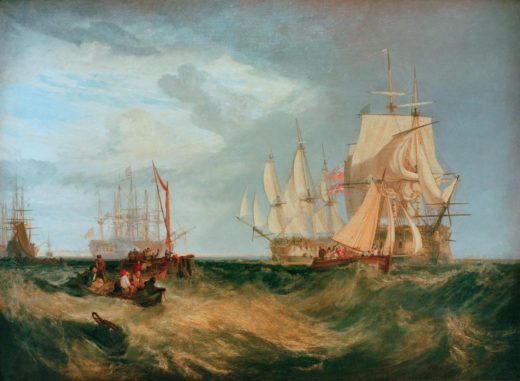 William Turner „Spithead, Die Crew lichtet Anker“ 171 x 234 cm 1