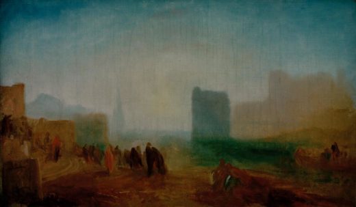 William Turner „Klassische Hafenszene“ 60 x 102 cm 1