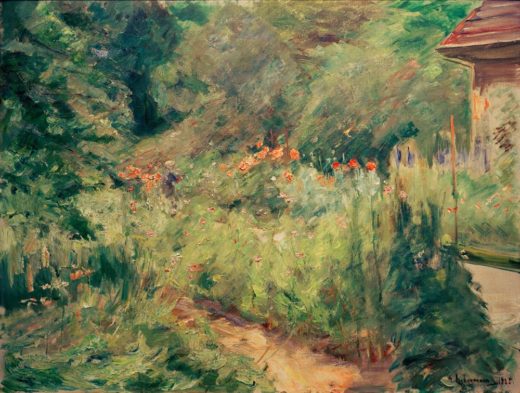 Max Liebermann „Der Nutzgarten in Wannsee nach Nordwesten“ 95 x 72 cm 1