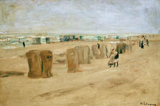 Max Liebermann „Strandbild in Noordwijk“ 72 x 49 cm 1