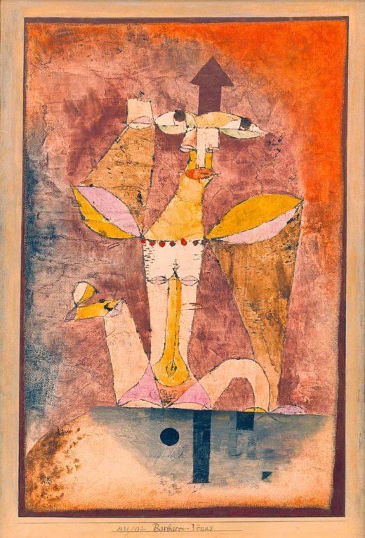 Paul Klee „Barbaren Venus“ 27 x 41 cm 1