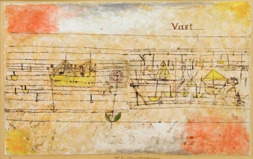 Paul Klee „VAST (Rosenhafen)“ 59 x 36 cm 1