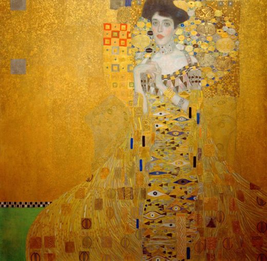 Gustav Klimt „Bildnis Adele Bloch-Bauer I“ 138 x 138 cm 1
