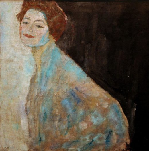 Gustav Klimt „Damenbildnis in Weiß“ 70 x 70 cm 1