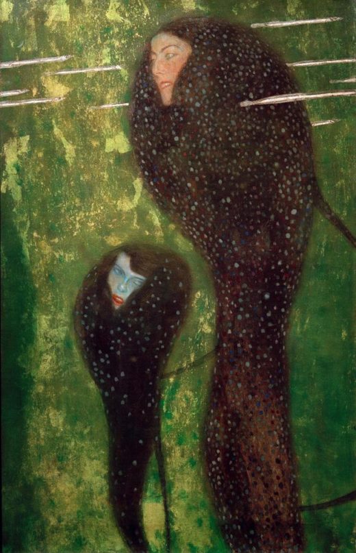 Gustav Klimt „Nixen (Silberfische)“ 52 x 82 cm 1