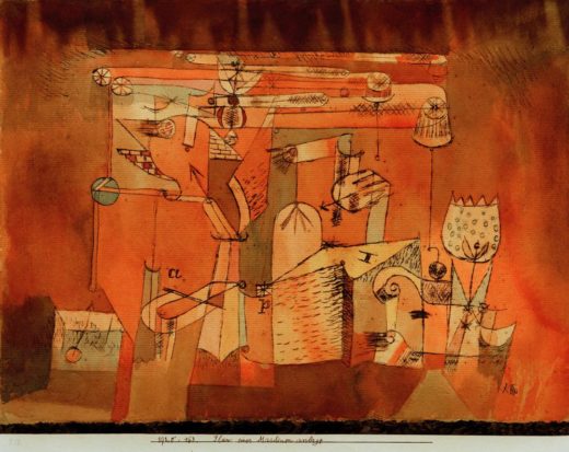 Paul Klee „Plan einer Maschinenanlage“ 32 x 25 cm 1