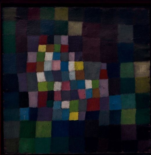 Paul Klee „Abstrakt mit Bezug auf einen blühenden Baum“ 39 x 39 cm 1