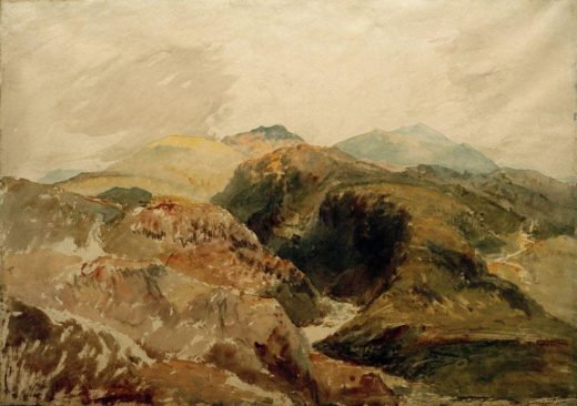 William Turner „Yr Aran und Y Wyddfa von den Hängen des Moel Hebog“ 56 x 77 cm 1