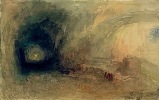 William Turner „Ein Bergpass“ 31 x 49 cm 1