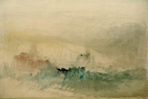 William Turner „Stürmische See“ 37 x 56 cm 1