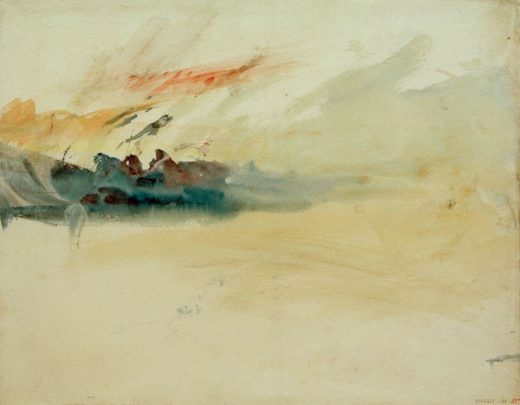 William Turner „Stürmischer Himmel“ 24 x 31 cm 1