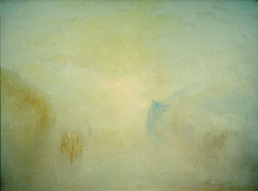 William Turner „Sonnenaufgang mit einem Boot zwischen Landzungen“ 91 x 122 cm 1