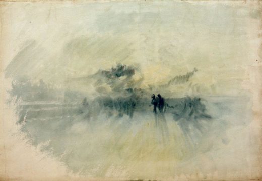 William Turner „Menschen im Sturm“ 35 x 51 cm 1