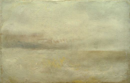 William Turner „Ruhige See mit grauen Wolken in der Ferne“ 30 x 48 cm 1