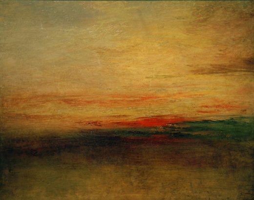 William Turner „Sonnenuntergang“ 67 x 82 cm 1