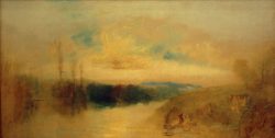 William Turner "Der See, Petworth, Sonnenaufgang" 65 x 126 cm