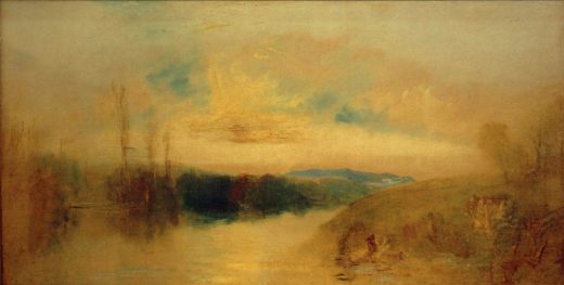 William Turner „Der See, Petworth, Sonnenaufgang“ 65 x 126 cm 1