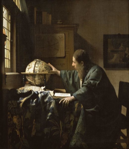 Jan Vermeer „Der Astronom“ 46 x 52 cm 1