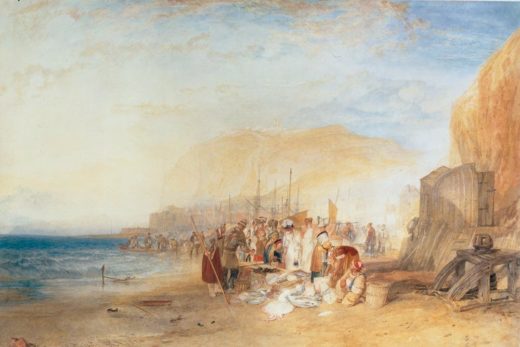 William Turner „Fischmarkt in Hastings“ 45 x 66 cm 1