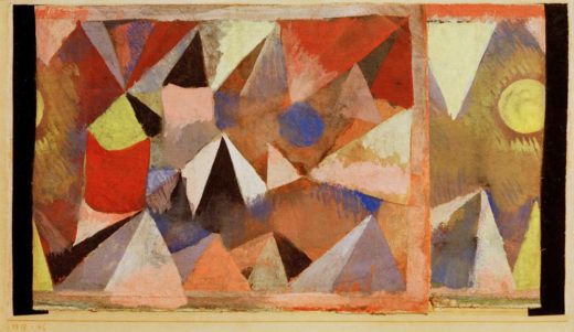 Paul Klee „Berglandschaft“ 23 x 13 cm 1