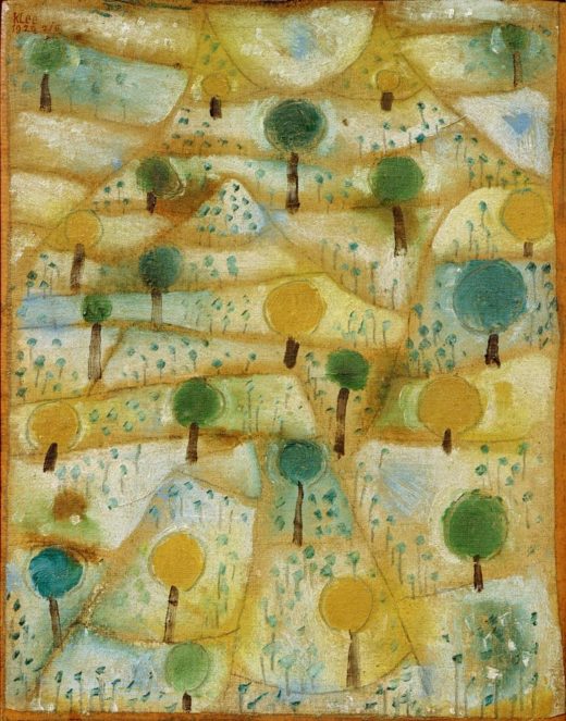 Paul Klee „Kleine rhythmische Landschaft“ 22 x 28 cm 1