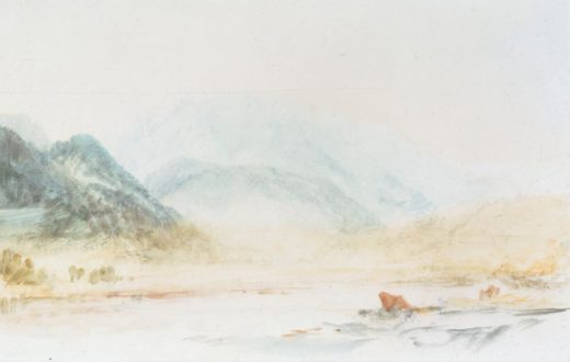 William Turner „Wetterhorn vom Rosenlaui“ 20 x 32 cm 1