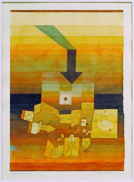 Paul Klee „Betroffener Ort“ 23 x 31 cm 1