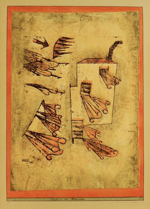 Paul Klee „Feuerwind“ 30 x 43 cm 1