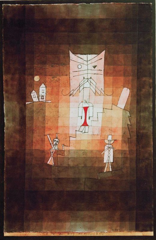Paul Klee „Der Berg der heiligen Katze“ 32 x 49 cm 1