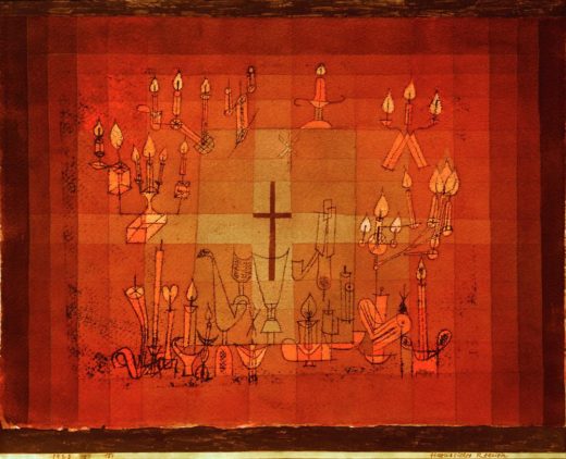 Paul Klee „Haeusliches Requiem“ 39 x 31 cm 1