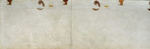 Gustav Klimt „Beethovenfries – Sehnsucht nach Glück (Ausschnitt)“ 1378 x 216 cm 1