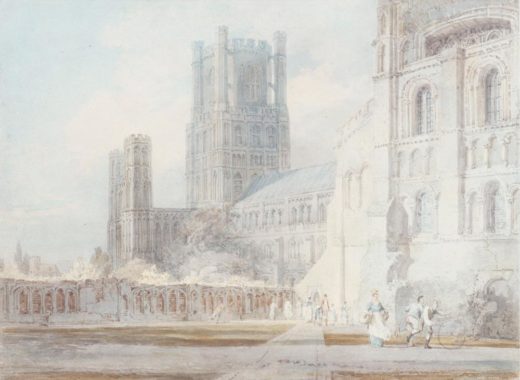 William Turner „Kathedrale von Ely“ 24 x 33 cm 1