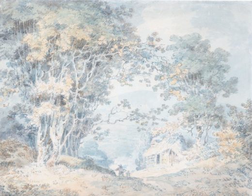 William Turner „Landschaft mit Bauern“ 21 x 27 cm 1