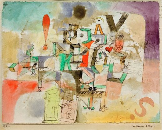 Paul Klee „Das litterarische Klavier“ 26 x 20 cm 1