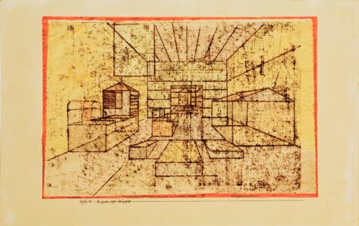 Paul Klee „Raum der Häuser“ 35 x 23 cm 1