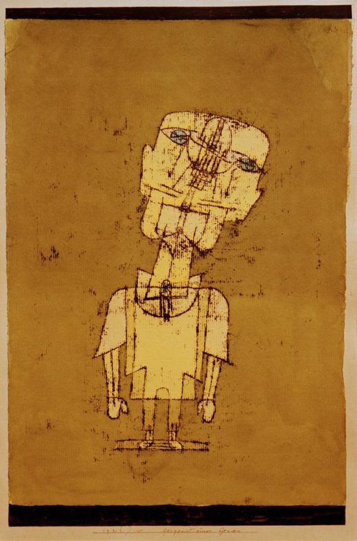 Paul Klee „Gespenst eines Genies“ 19 x 27 cm 1