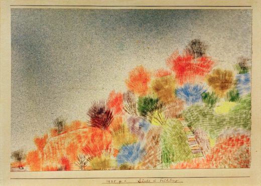 Paul Klee „Büsche im Frühling“ 24 x 16 cm 1