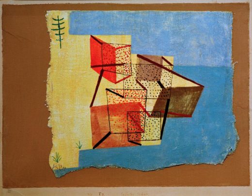 Paul Klee „Bebautes Ufer“ 40 x 30 cm 1