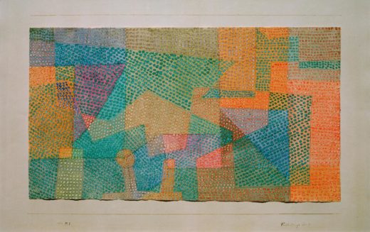 Paul Klee „Frühlingsbild“ 48 x 27 cm 1