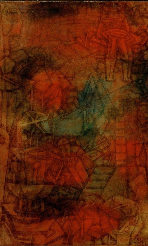 Paul Klee „(Theater) Bühnenprobe“ 31 x 47 cm 1